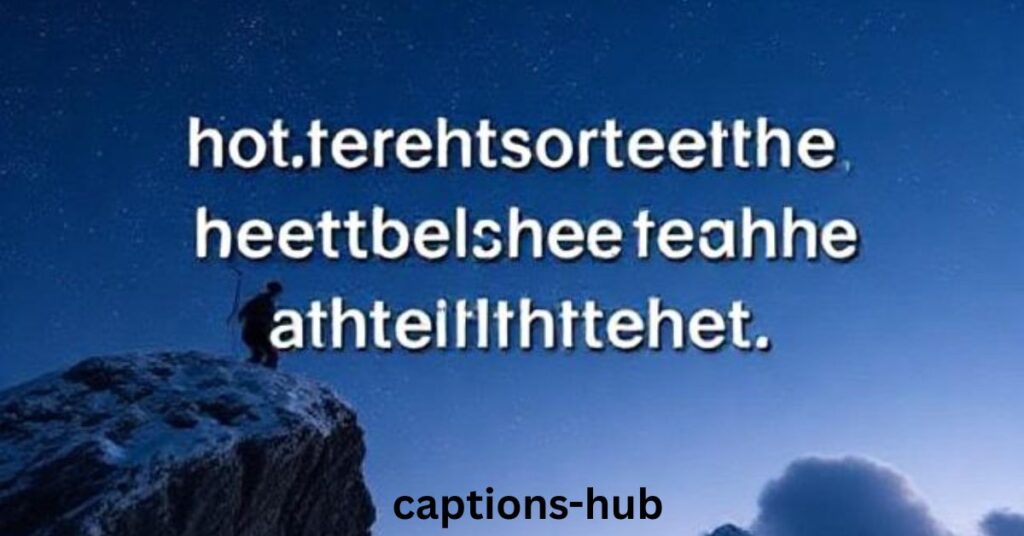 Motivational & Inspirational Captions