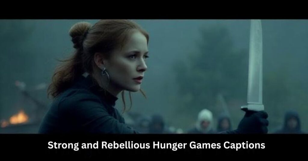 Strong and Rebellious Hunger Games Captions