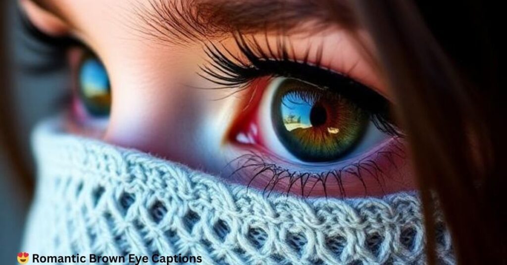 😍 Romantic Brown Eye Captions