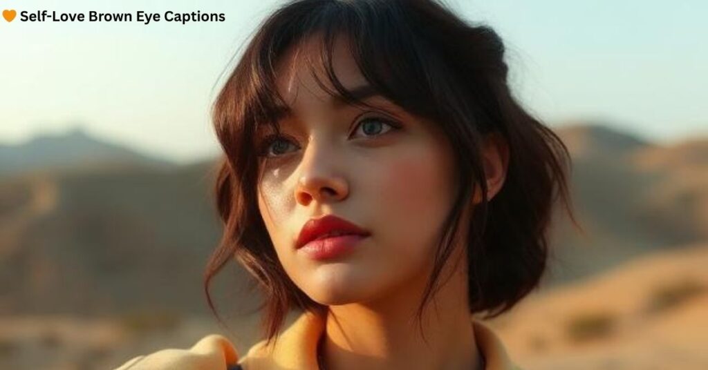 🧡 Self-Love Brown Eye Captions