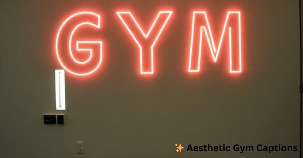Aesthetic Gym Captions