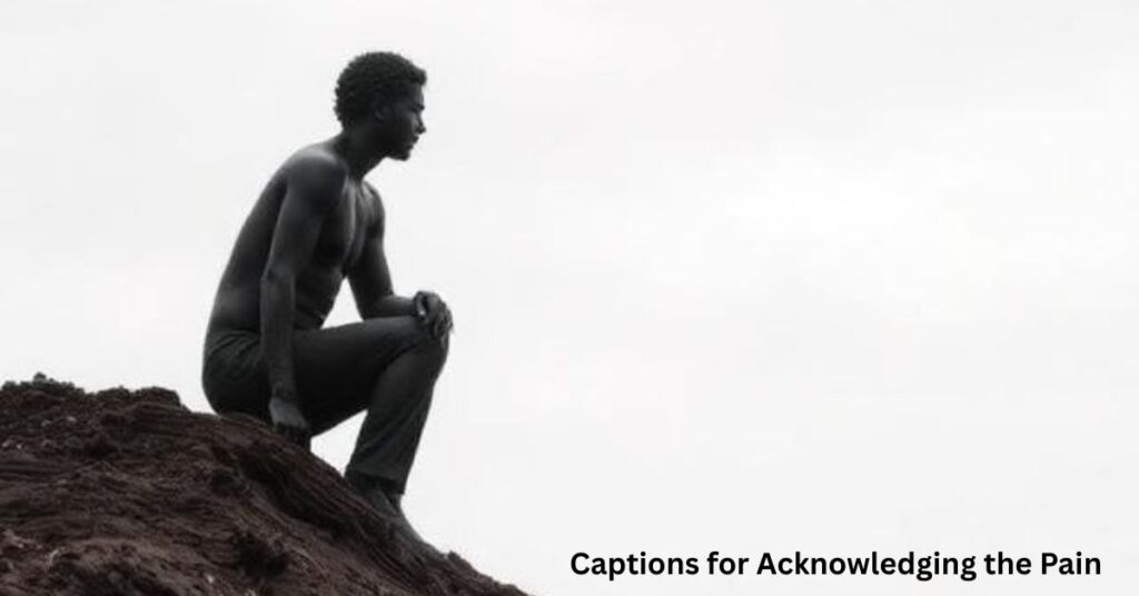 Captions for Acknowledging the Pain