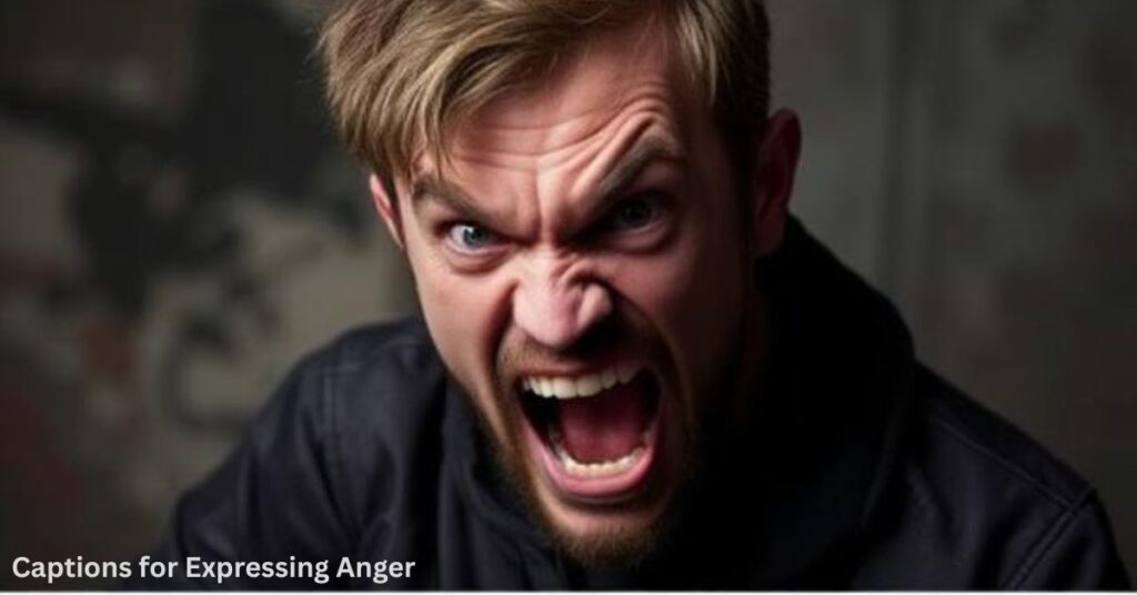 Captions for Expressing Anger