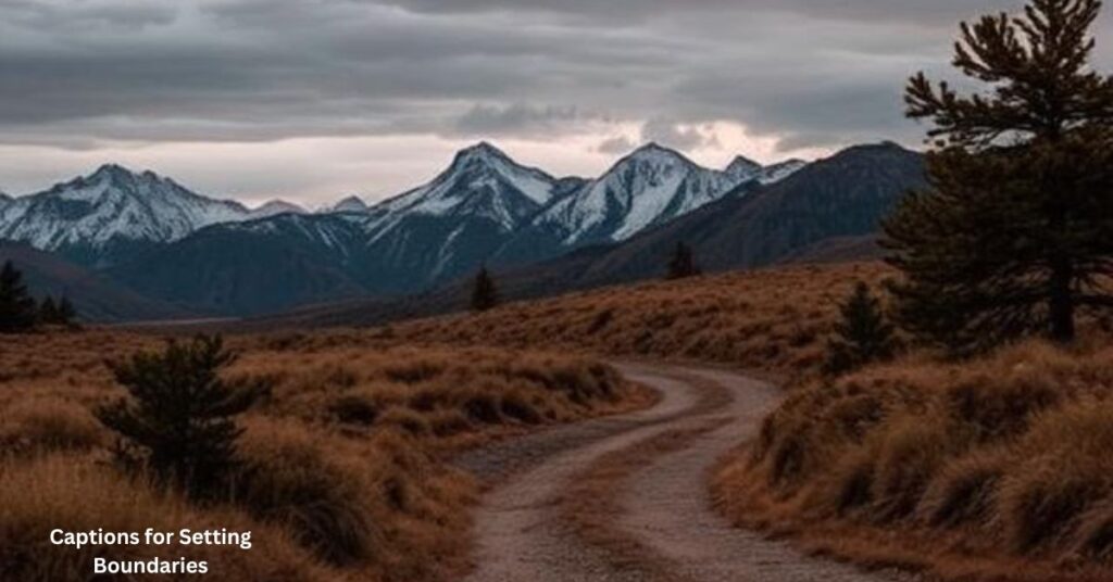 Captions for Setting Boundaries