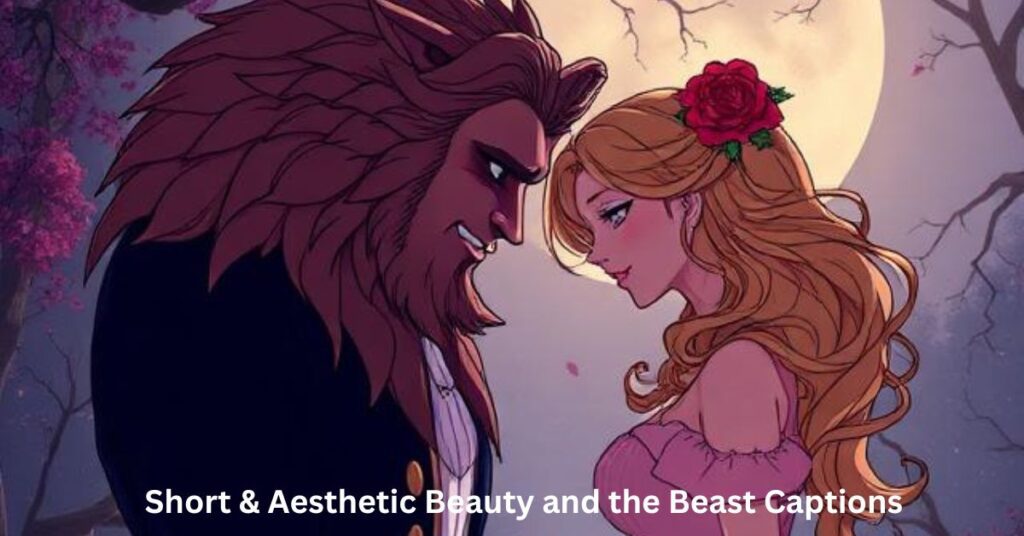 Short & Aesthetic Beauty and the Beast Captions