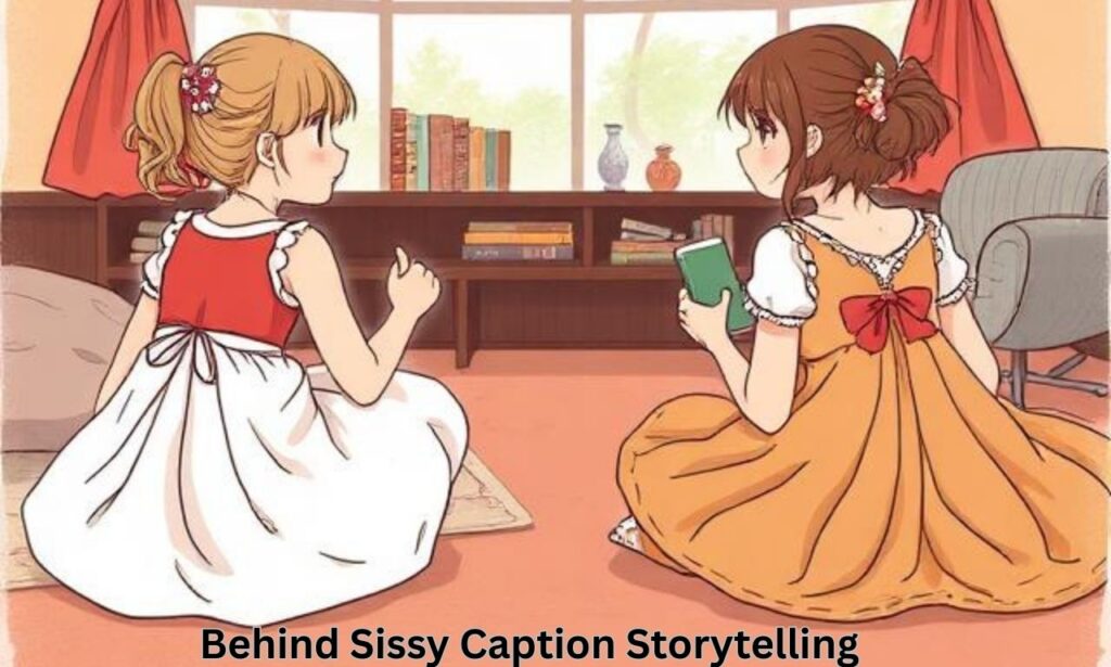 Behind Sissy Caption Storytelling