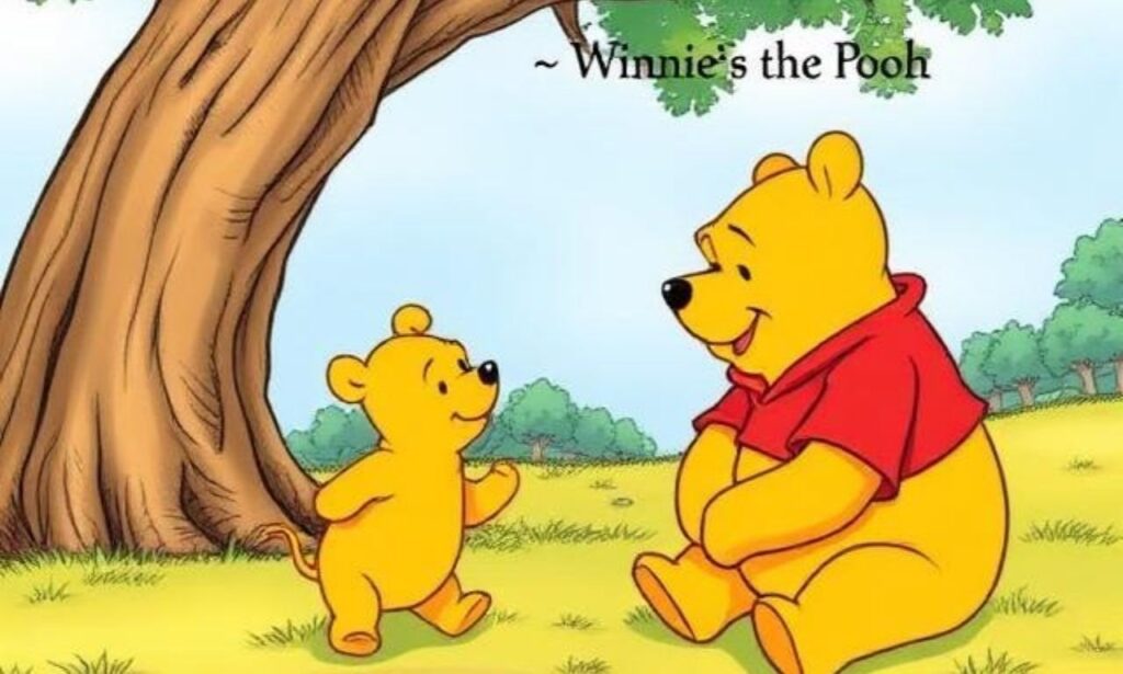 Winnie the Pooh Captions Effectively