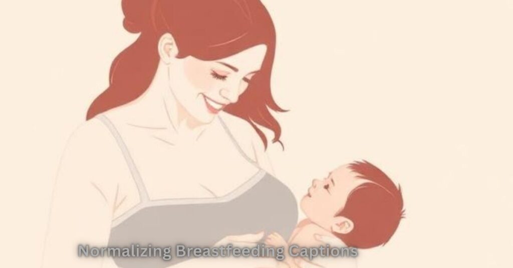 Normalizing Breastfeeding Captions