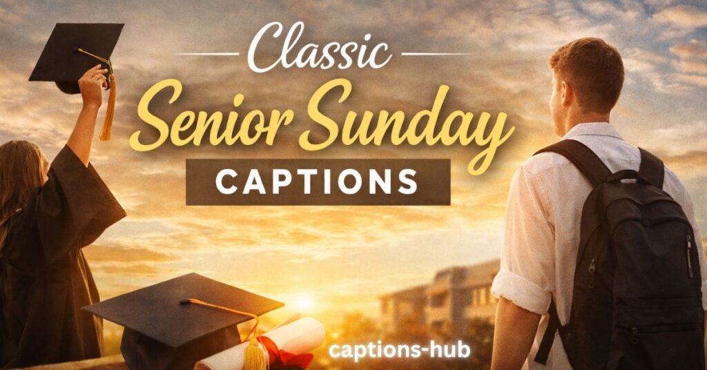 Classic Senior Sunday Captions