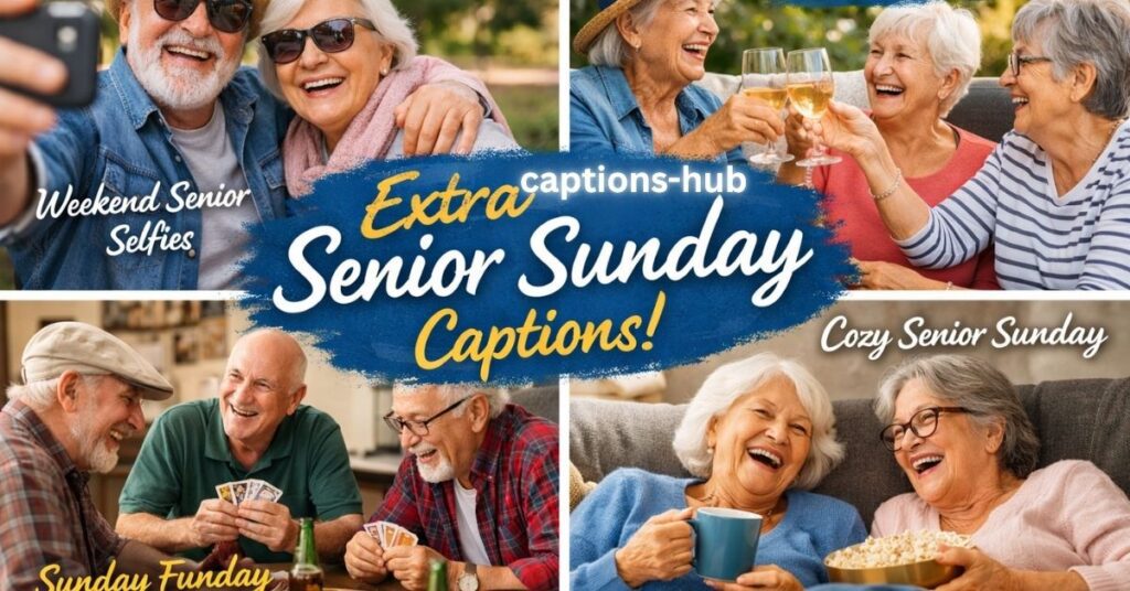 Extra Senior Sunday Captions