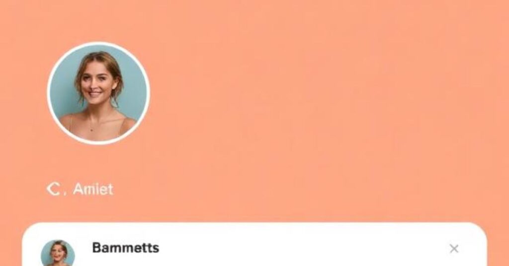 “Modern social media interface with friendly conversational caption, warm color palette, casual tone text, creator replying to comments”