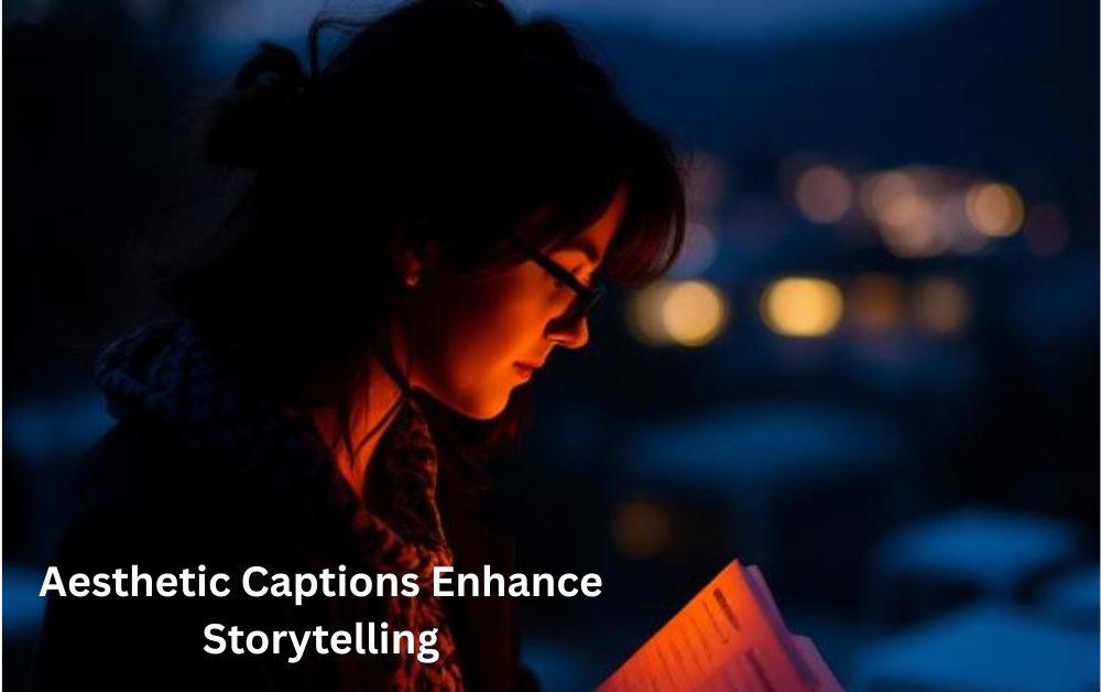 Aesthetic Captions Enhance Storytelling