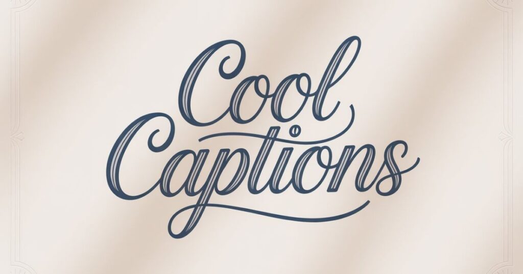 Aesthetic & Vibe-Focused Cool Captions