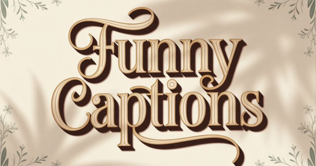 Funny Captions for Social Media
