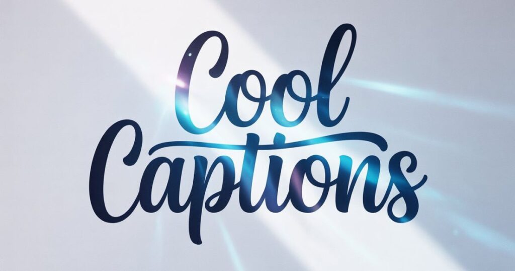 Short & One-Word Cool Captions