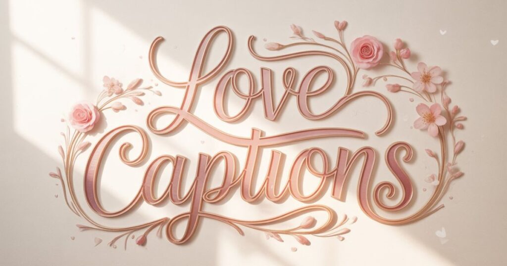 Unique and Aesthetic Love Captions
