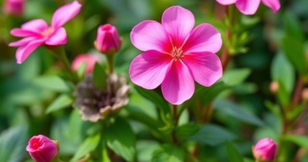 Pink Flower Captions for Instagram