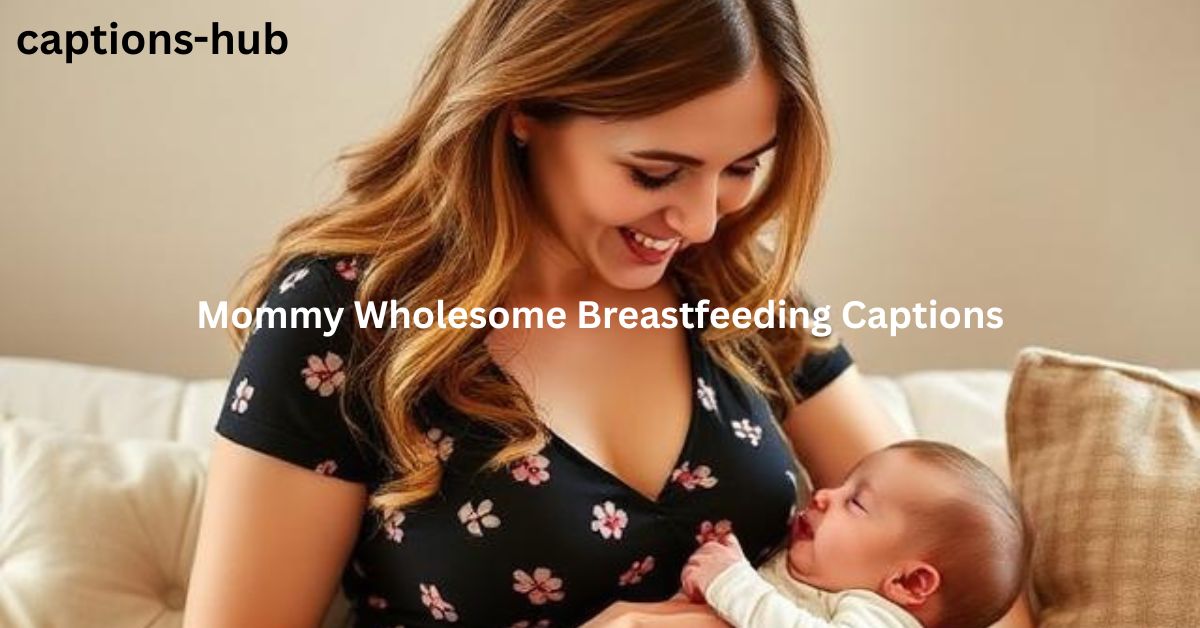 Mommy Wholesome Breastfeeding Captions