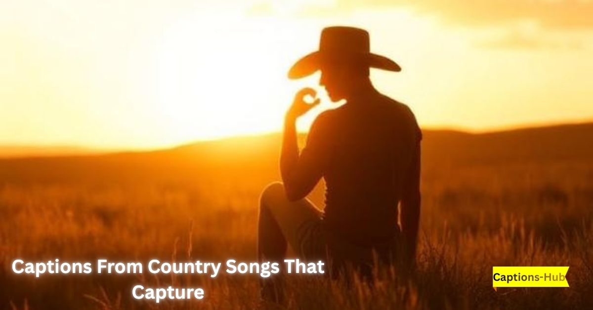Captions From Country Songs That Capture