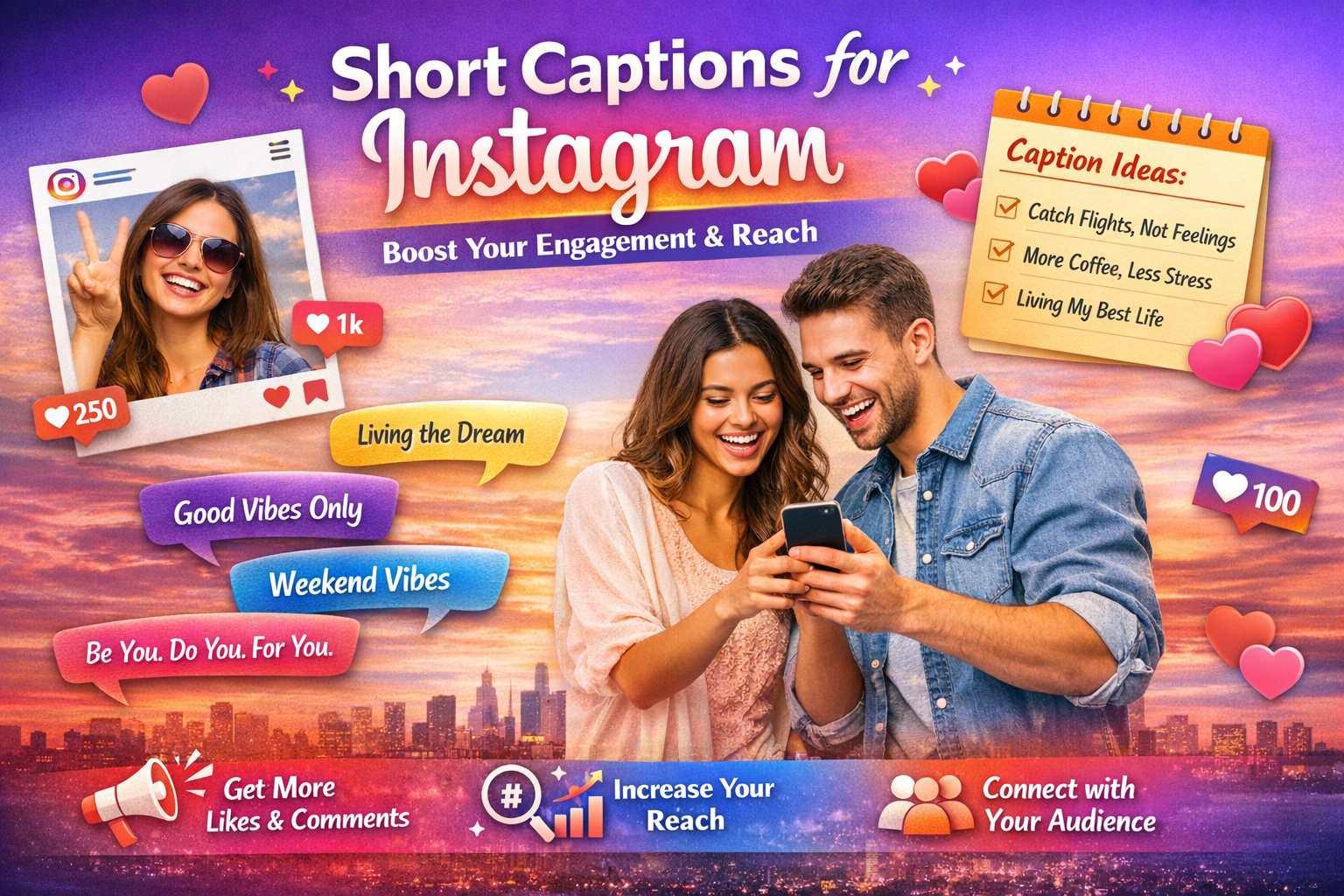 short captions for instagram