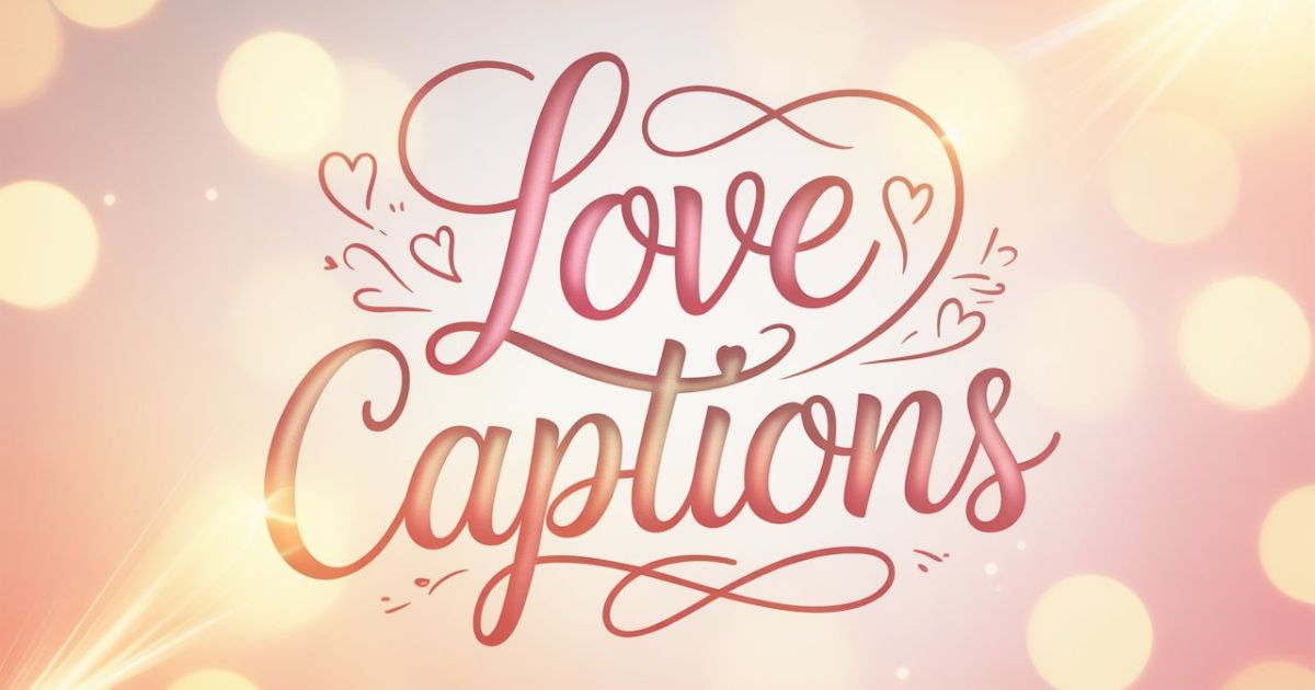 Cute Love Captions For Instagram